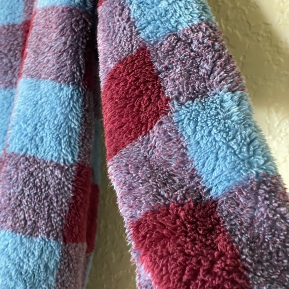 EDDIE Bauer 3/4 Zip Pullover Sweater Top Plaid Size XL Fall Winter Cool Weather - Picture 4 of 8